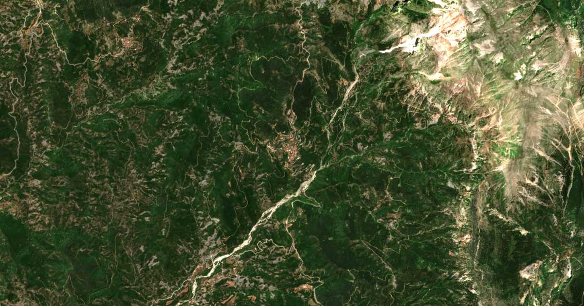 Satellitenkarte von Granítsa