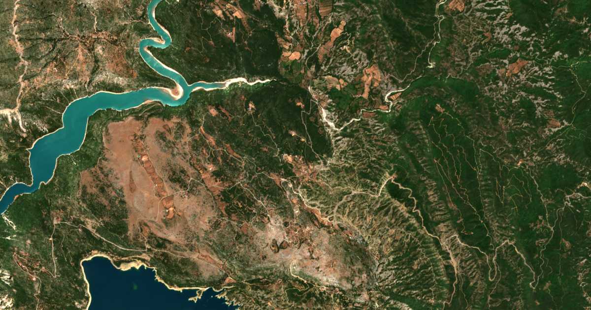 Satellitenkarte von Kastrákion