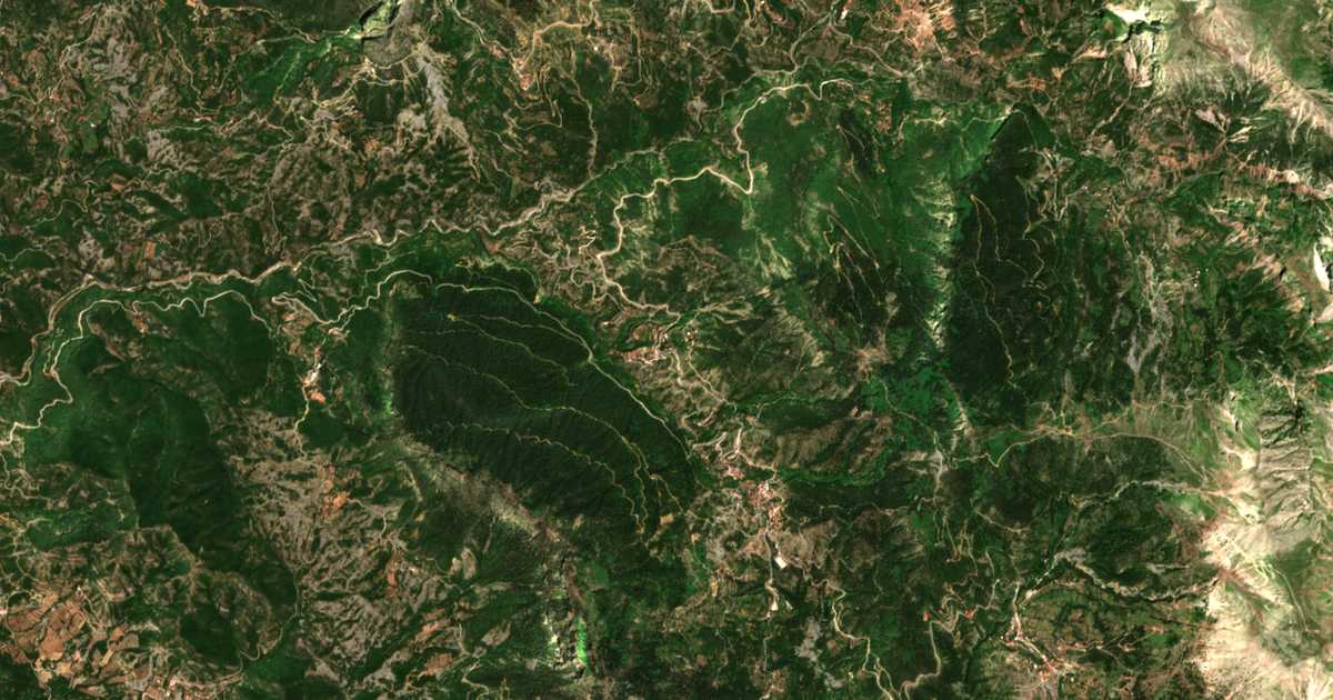 Satellitenkarte von Káto Raptópoulon