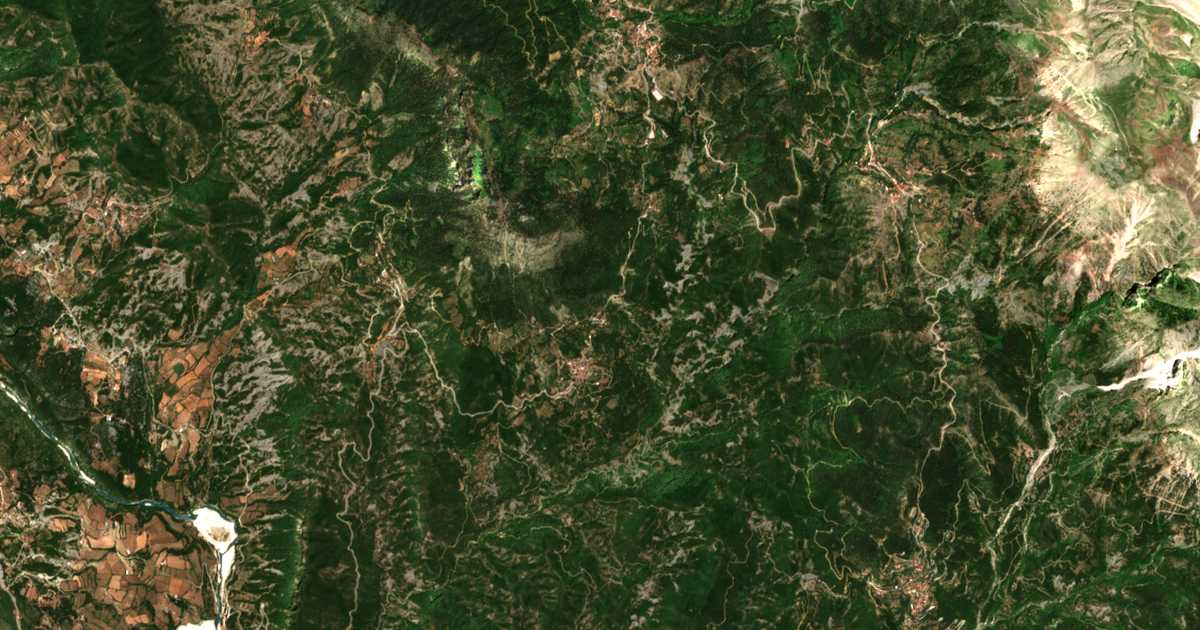 Satellitenkarte von Lepianá