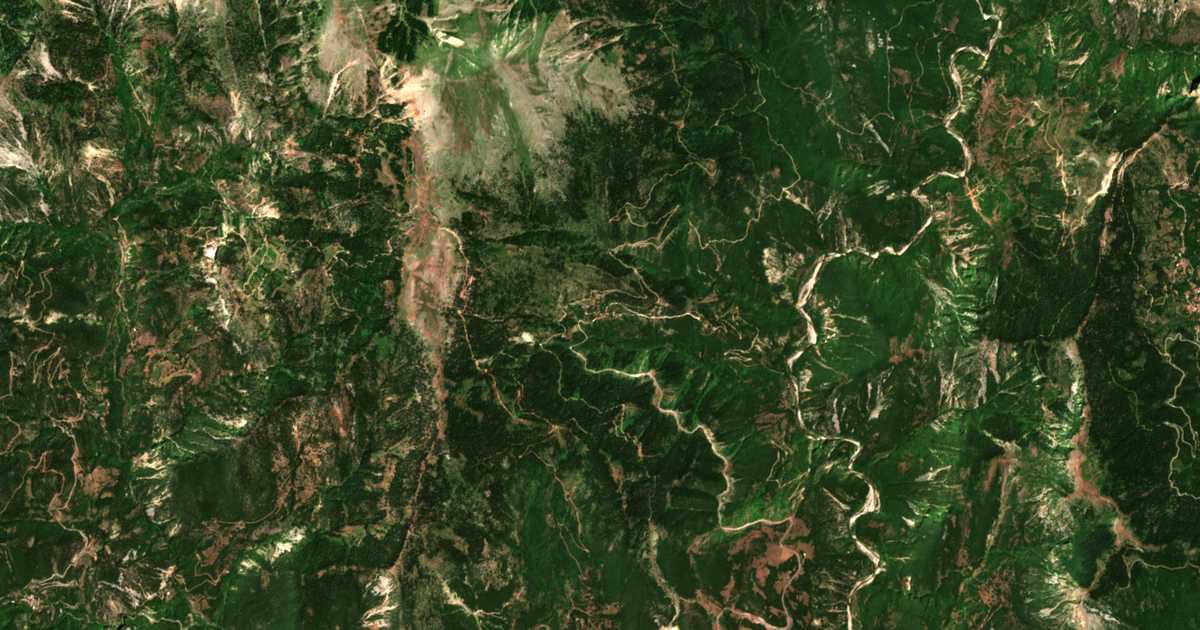 Satellitenkarte von Mavrommáta