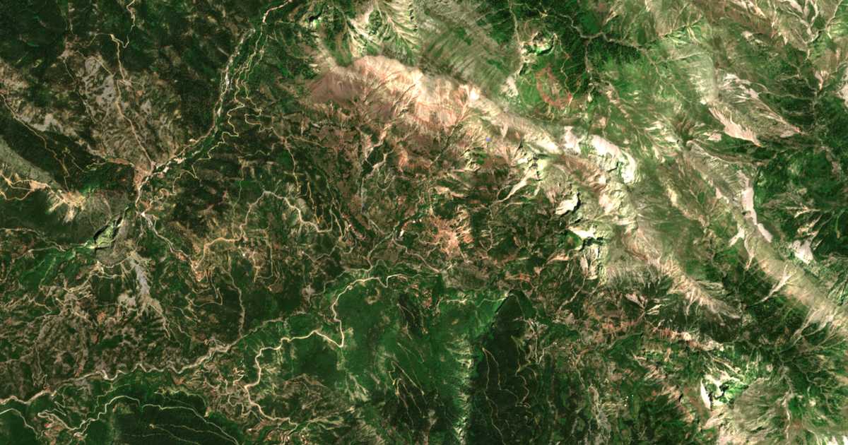 Satellitenkarte von Prasiá