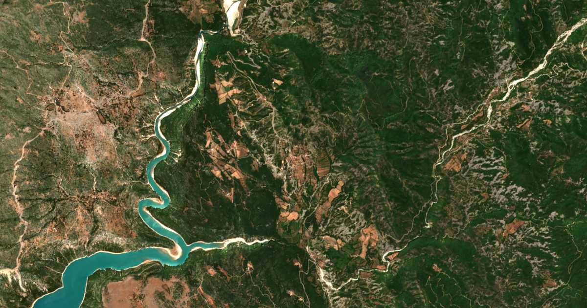 Satellitenkarte von Topóliana