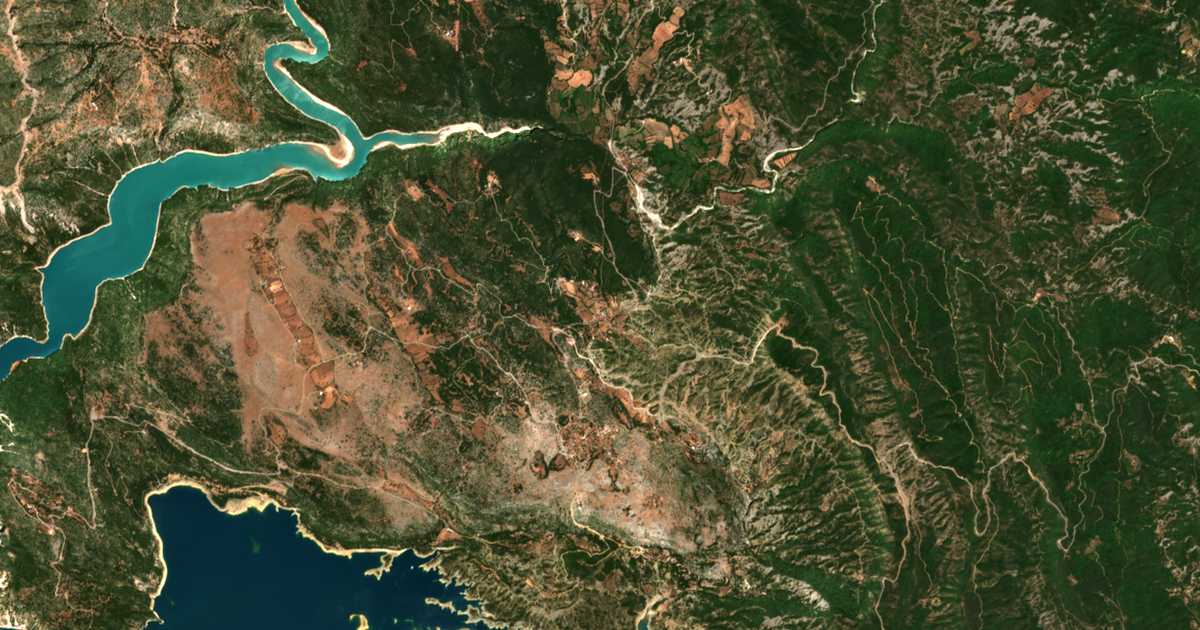 Satellitenkarte von Valaóra