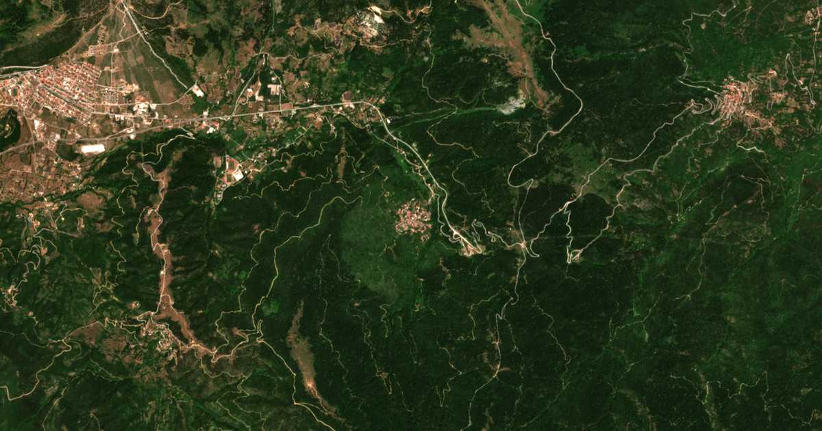 Satellitenkarte von Ágios Nikólaos