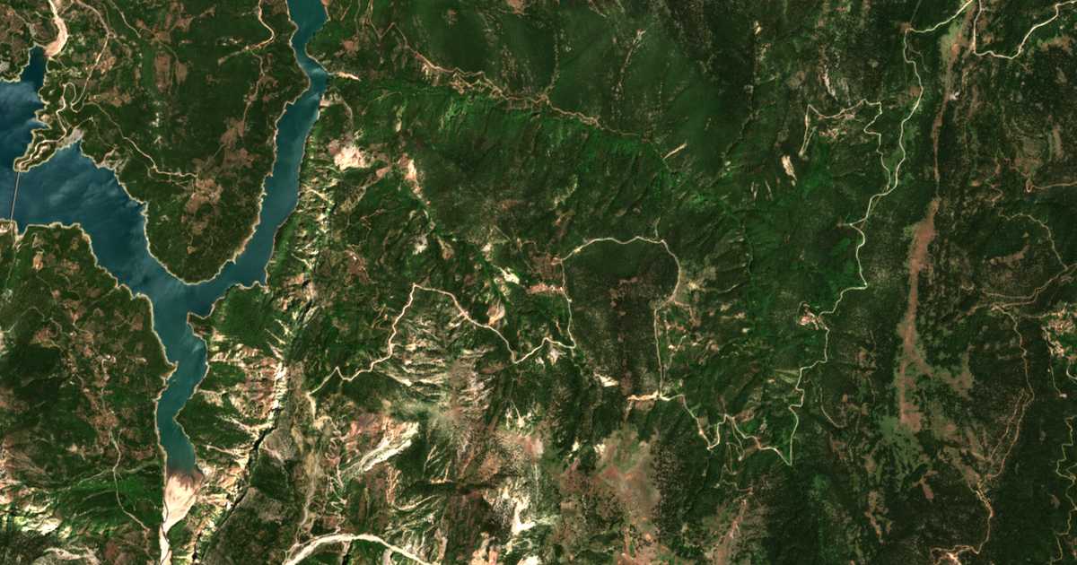 Satellitenkarte von Fidákia
