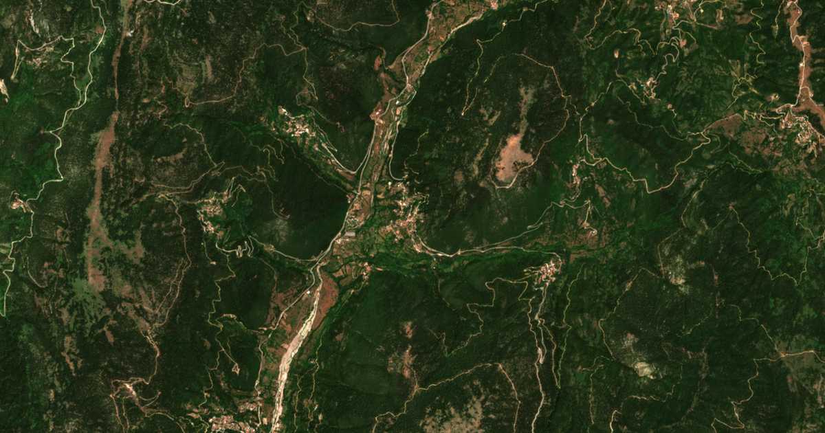 Satellitenkarte von Kláfsion
