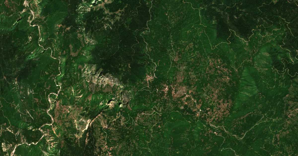 Satellitenkarte von Kleistón