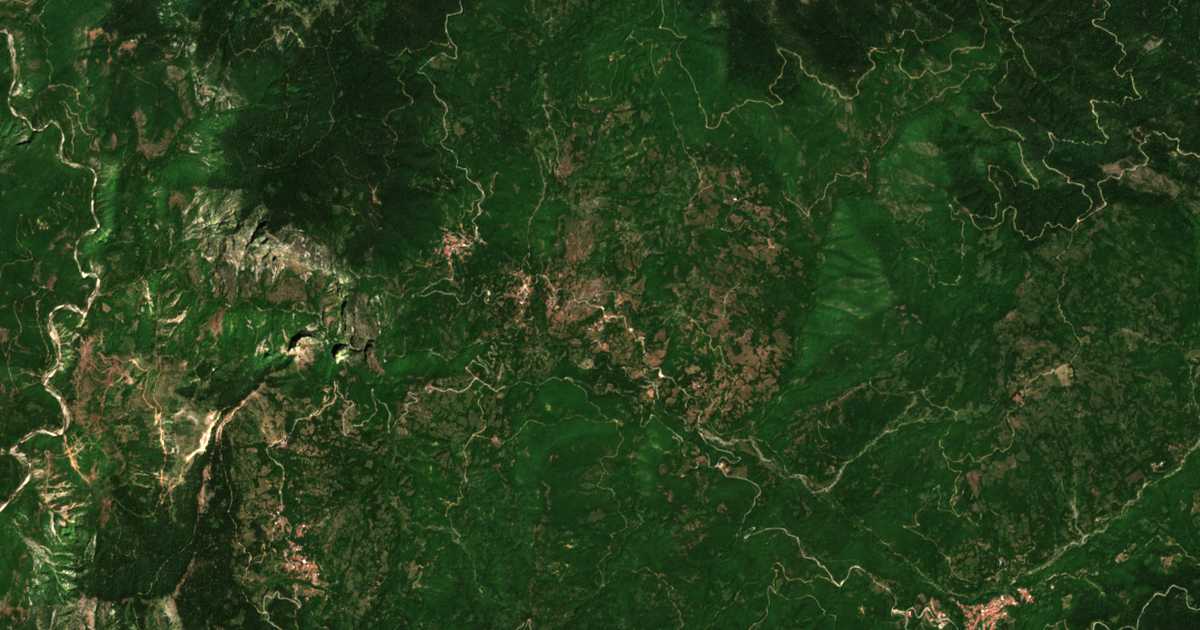 Satellitenkarte von Plátanos