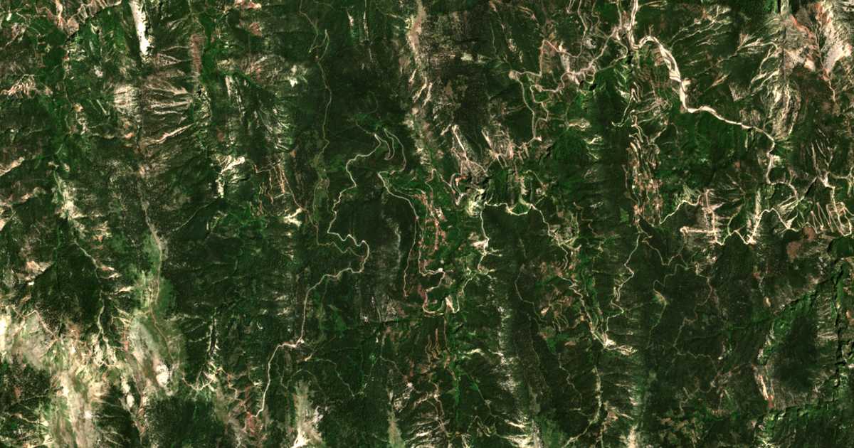 Satellitenkarte von Prousós