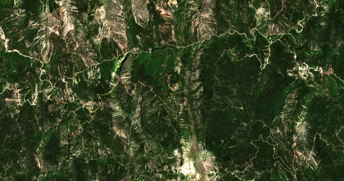 Satellitenkarte von Roská