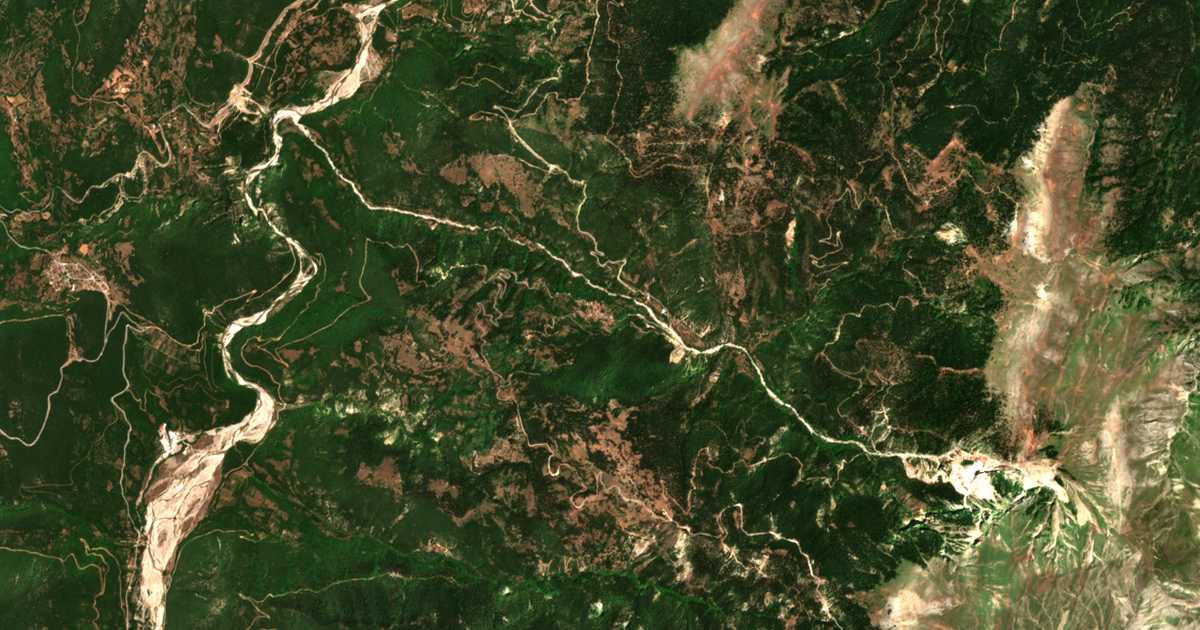 Satellitenkarte von Sténoma