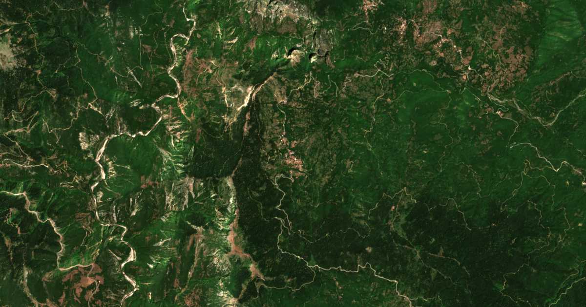 Satellitenkarte von Vrácha