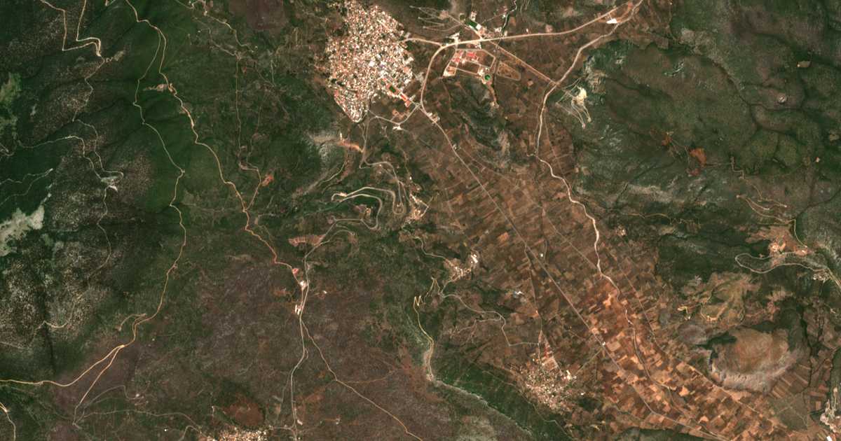 Satellitenkarte von Ágios Geórgios