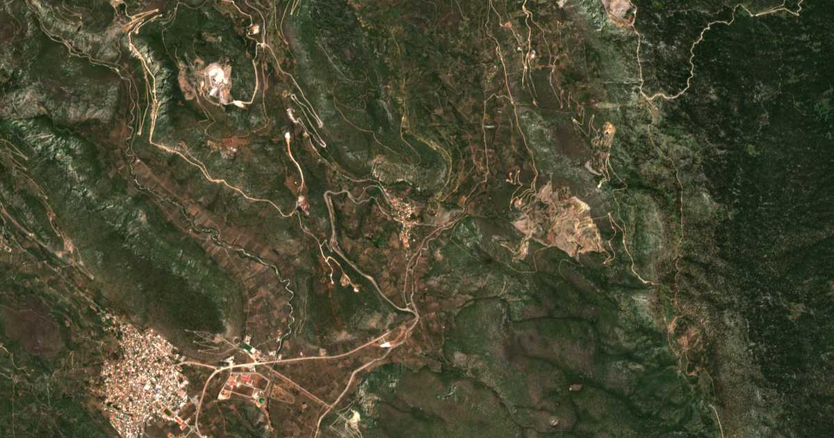 Satellitenkarte von Elaión