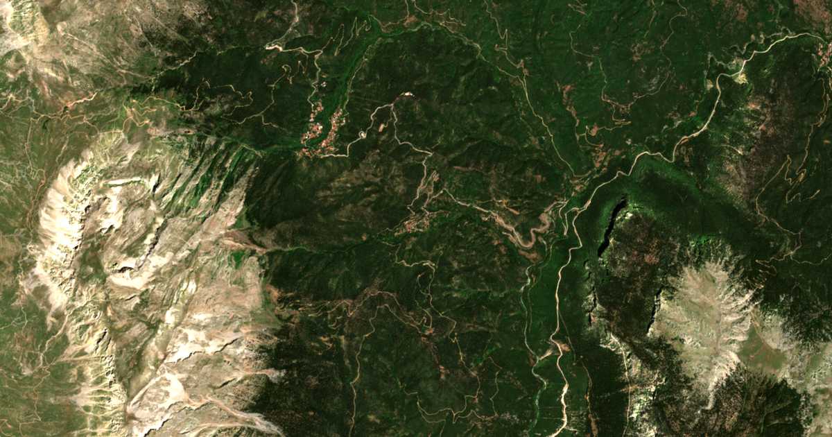 Satellitenkarte von Mousounítsa
