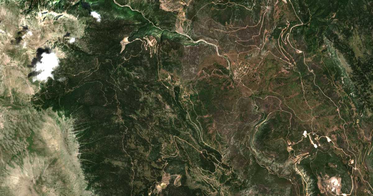 Satellitenkarte von Prosílion