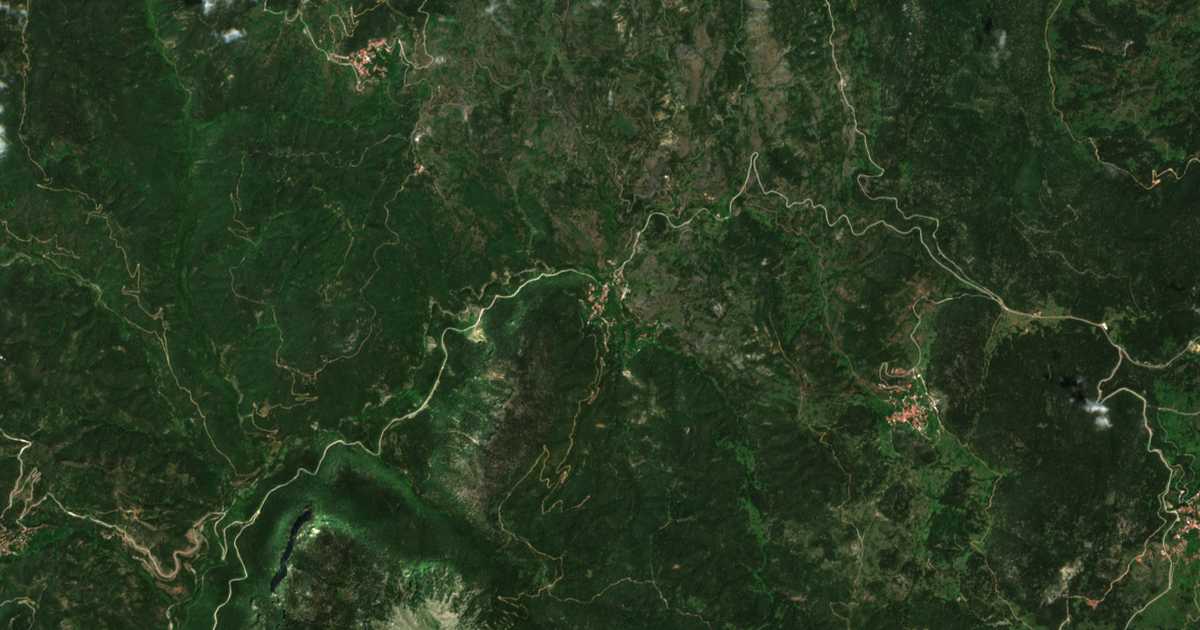 Satellitenkarte von Strómi