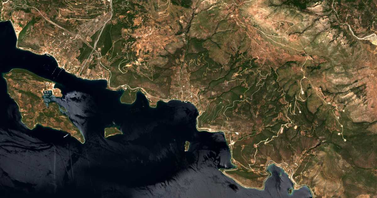 Satellitenkarte von Ágios Spyrídon