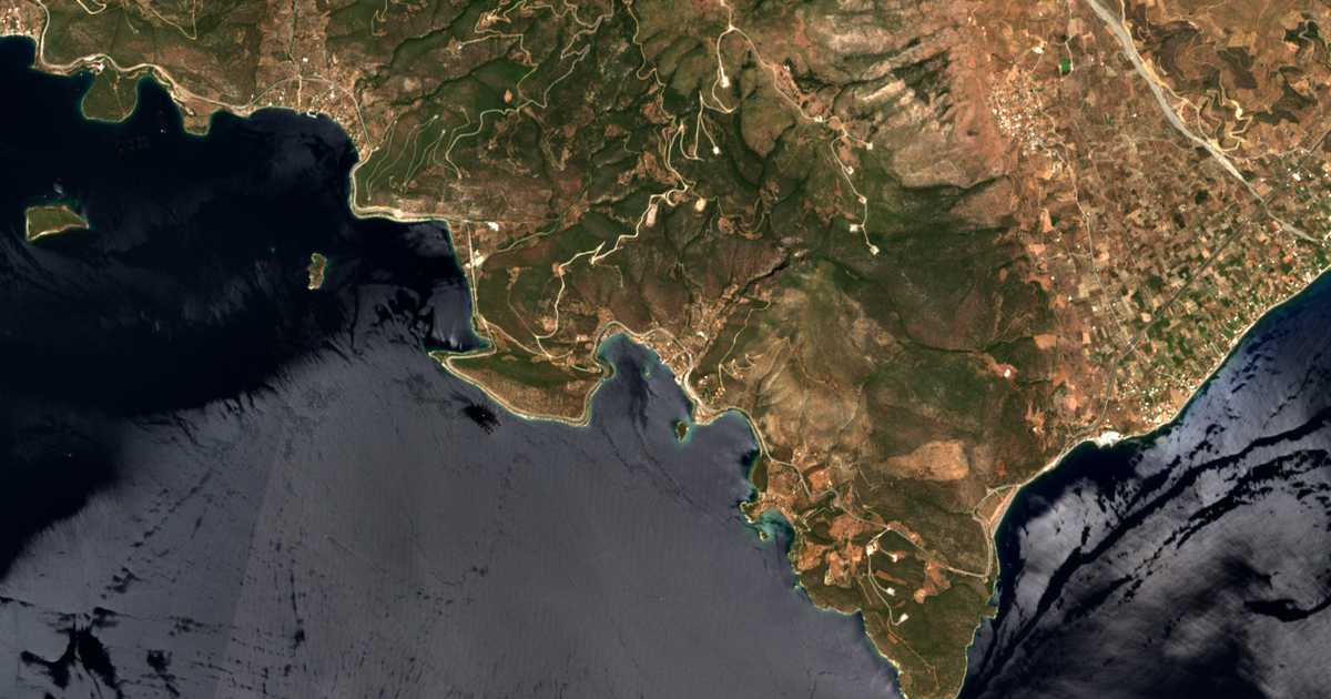 Satellitenkarte von Ágios Nikólaos