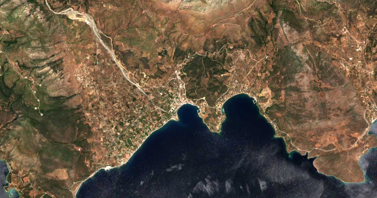 Satellitenkarte von Eratini