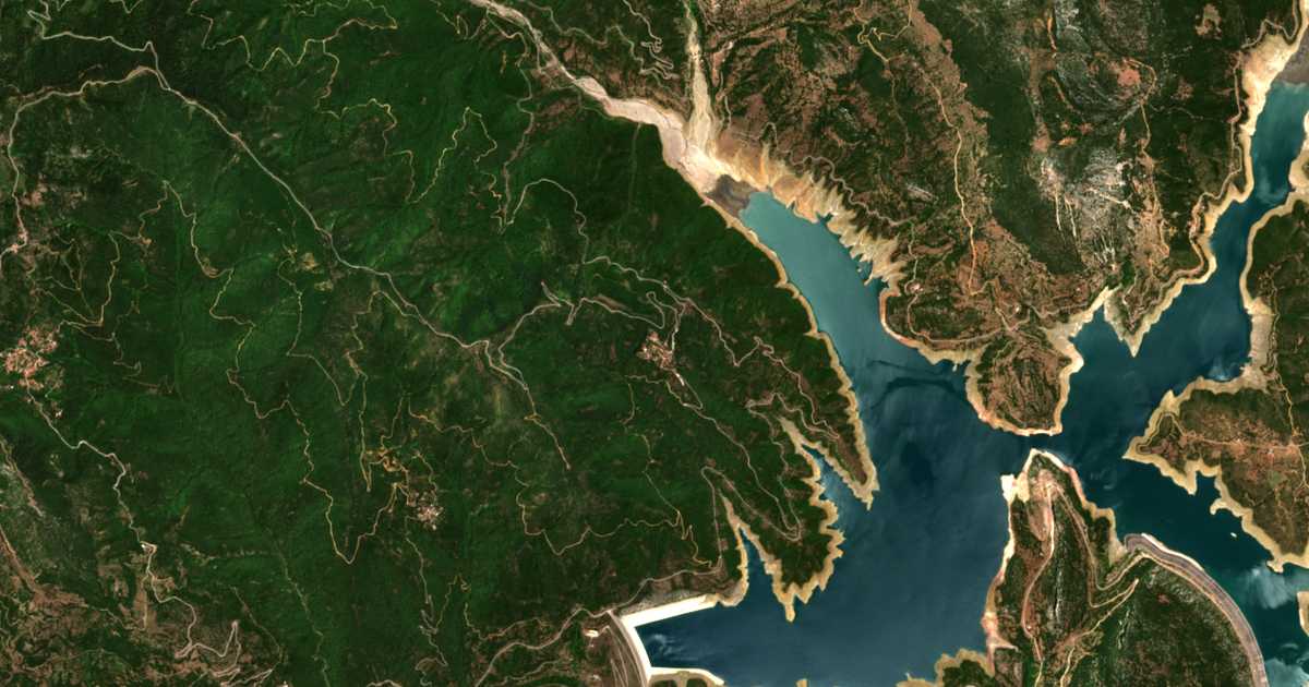 Satellitenkarte von Kókkinon