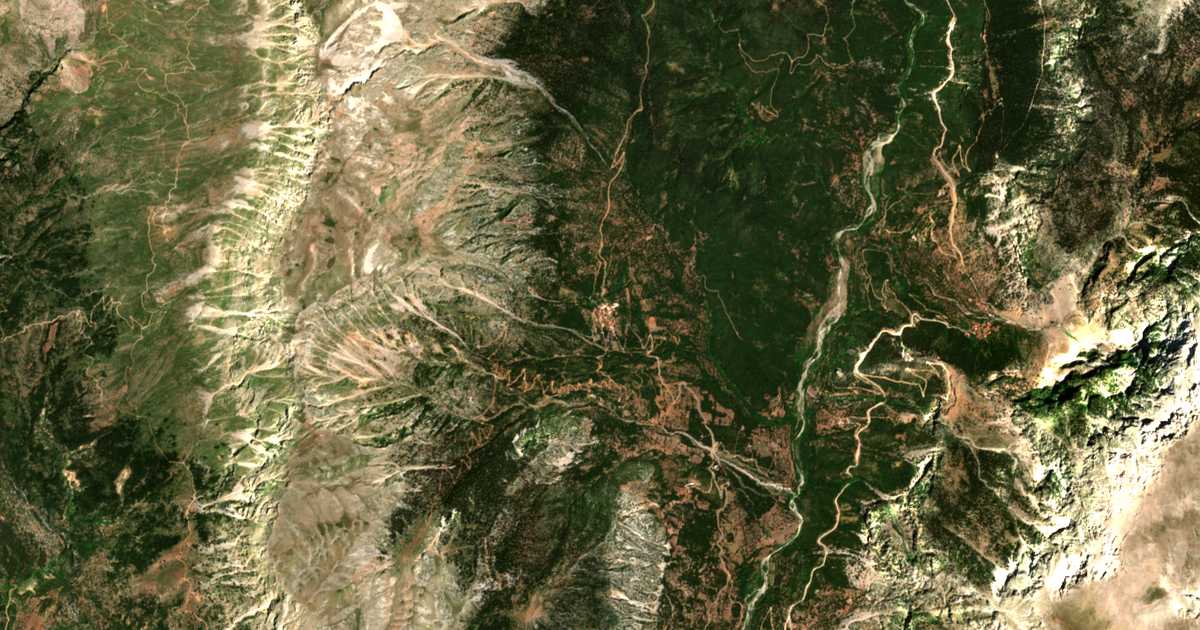Satellitenkarte von Koniákos