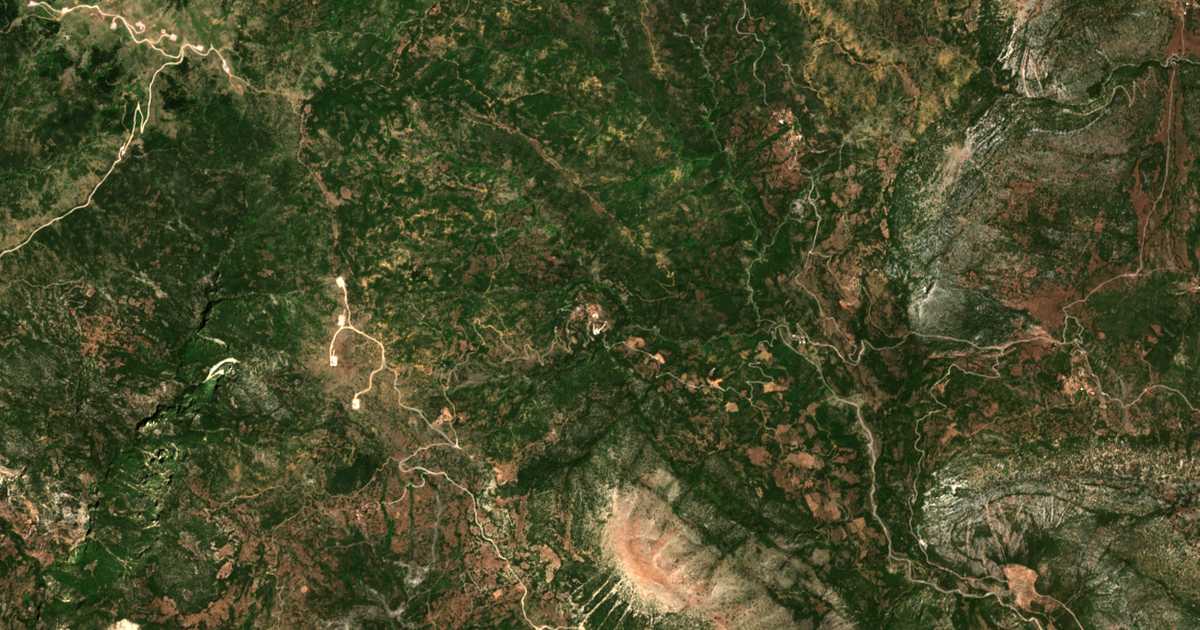 Satellitenkarte von Makriní