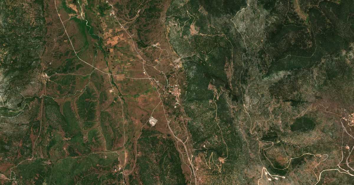 Satellitenkarte von Malandrínon