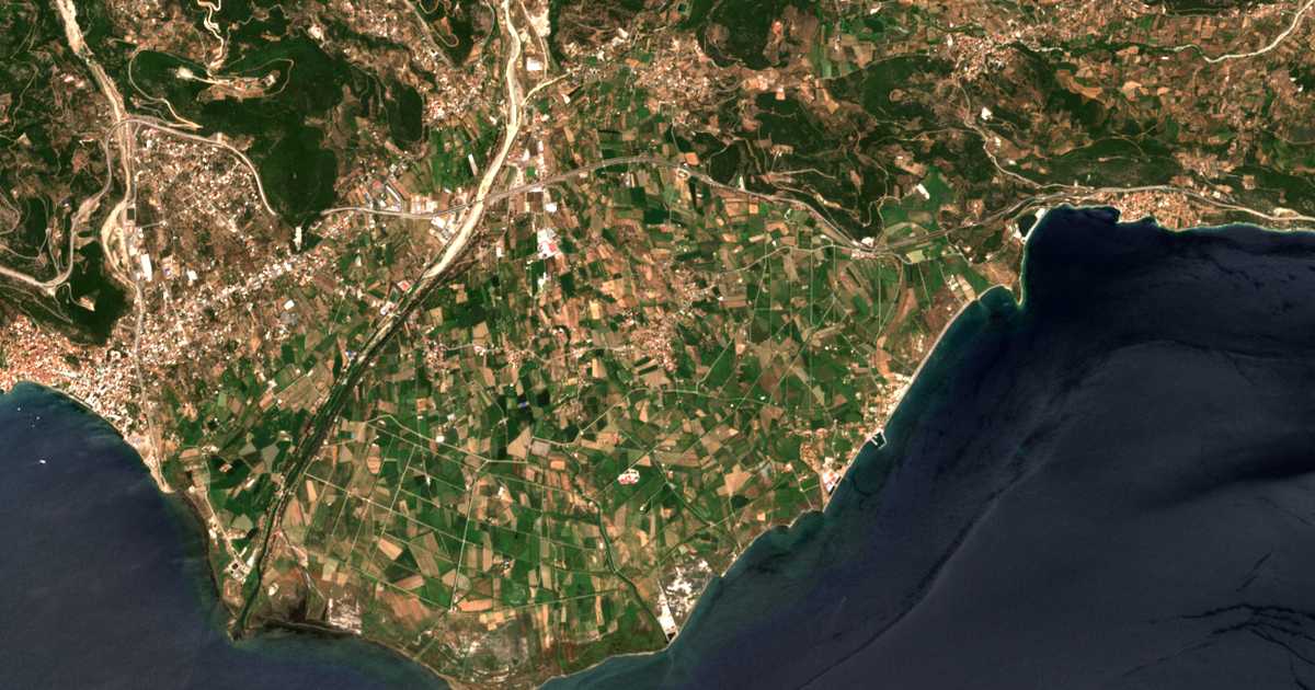Satellitenkarte von Managoúli