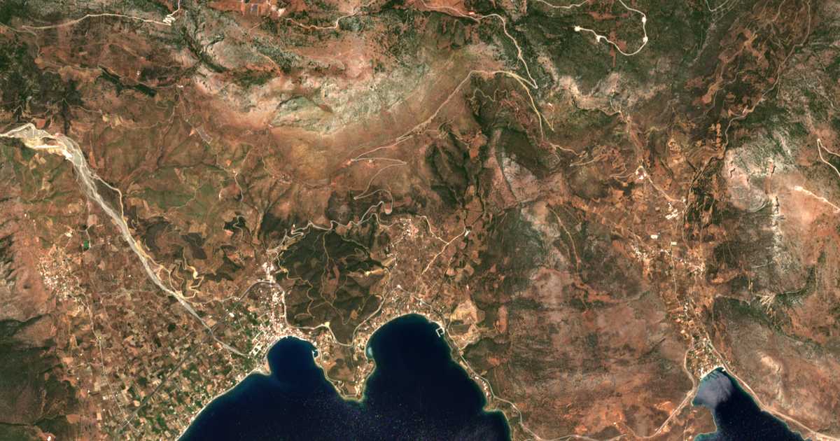Satellitenkarte von Panormos