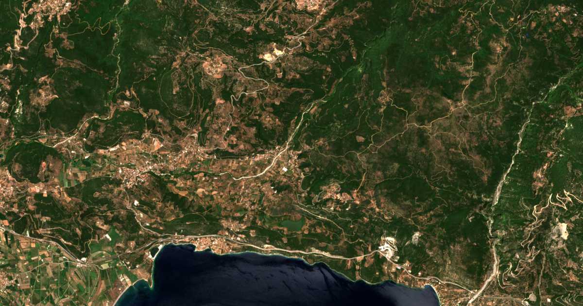 Satellitenkarte von Pigí