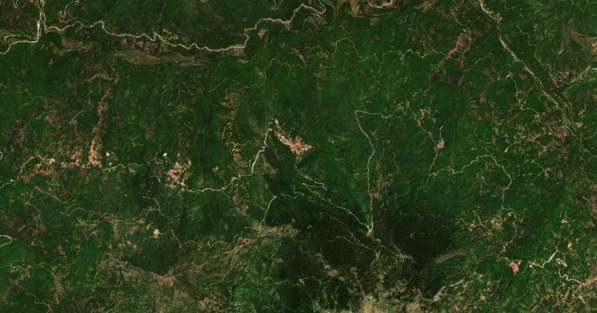 Satellitenkarte von Potidáneia