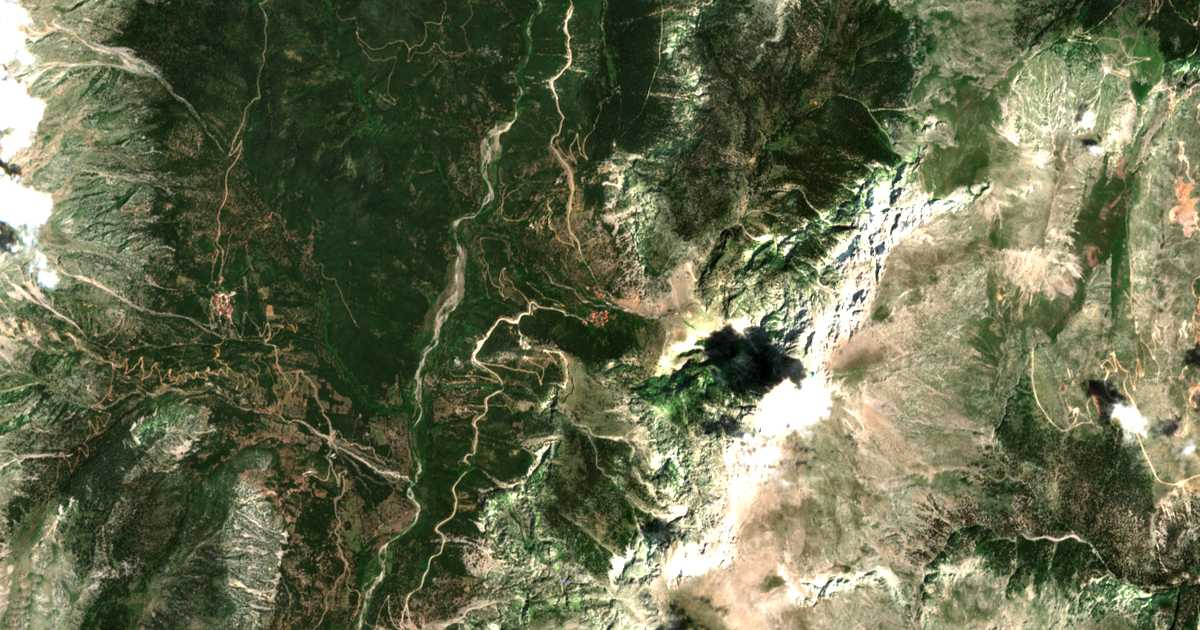 Satellitenkarte von Sykéa