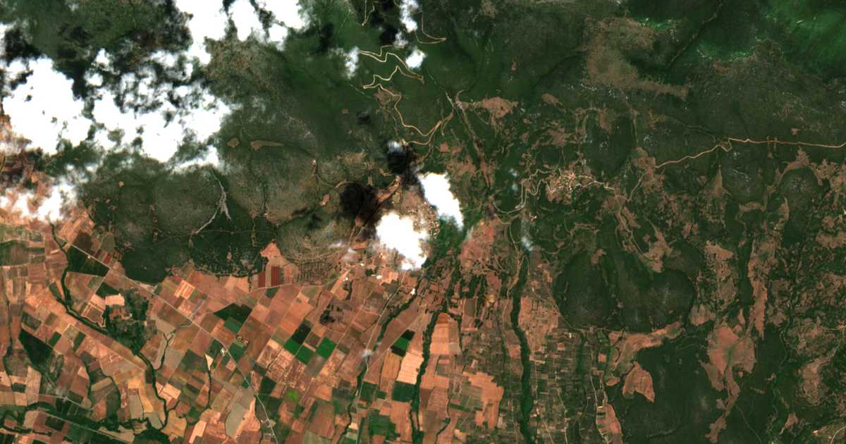 Satellitenkarte von Drymea