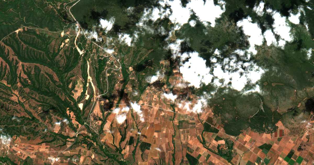 Satellitenkarte von Palaiochórion