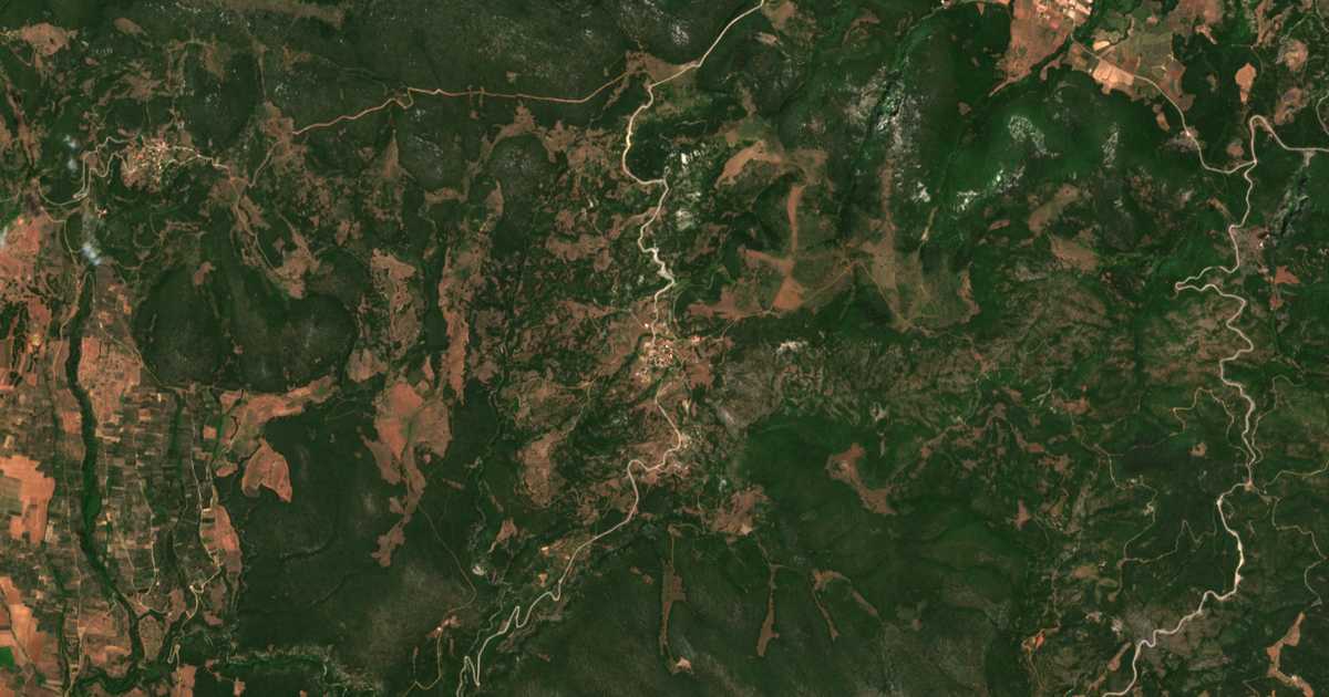 Satellitenkarte von Xylikoí