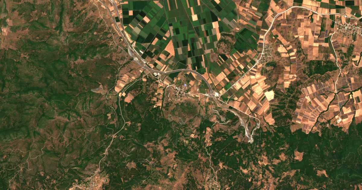 Satellitenkarte von Ágios Stéfanos