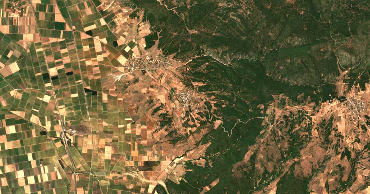 Satellitenkarte von Agrapidiá