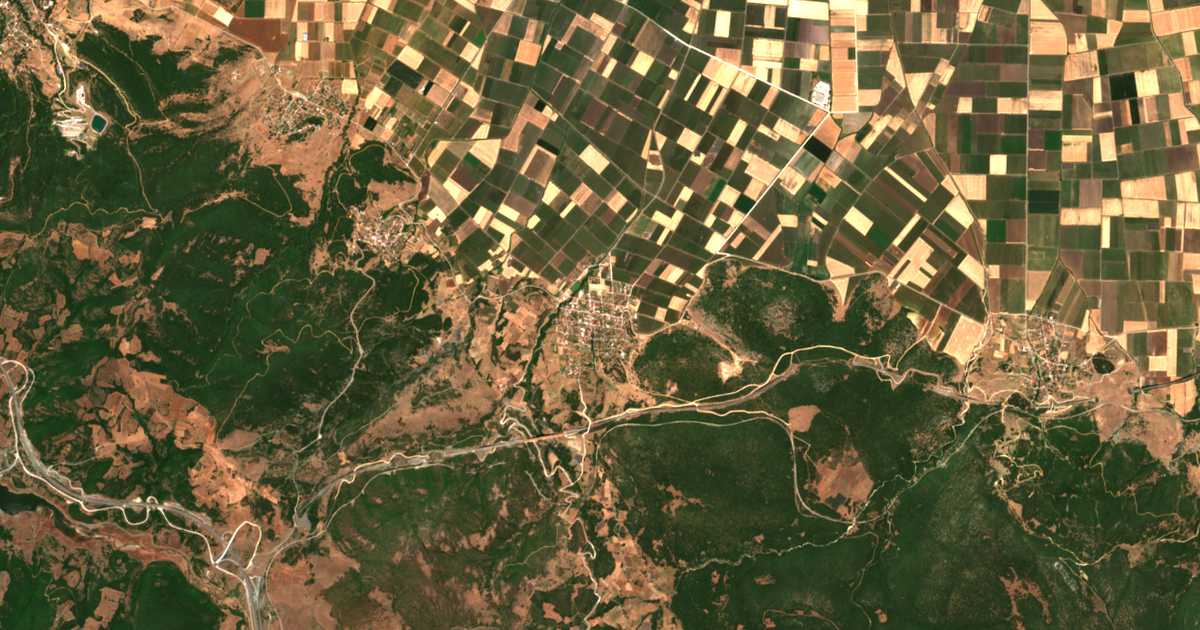 Satellitenkarte von Ekkára