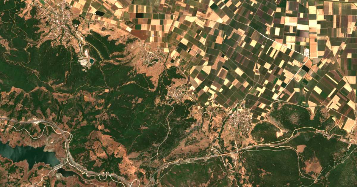 Satellitenkarte von Gavrákia
