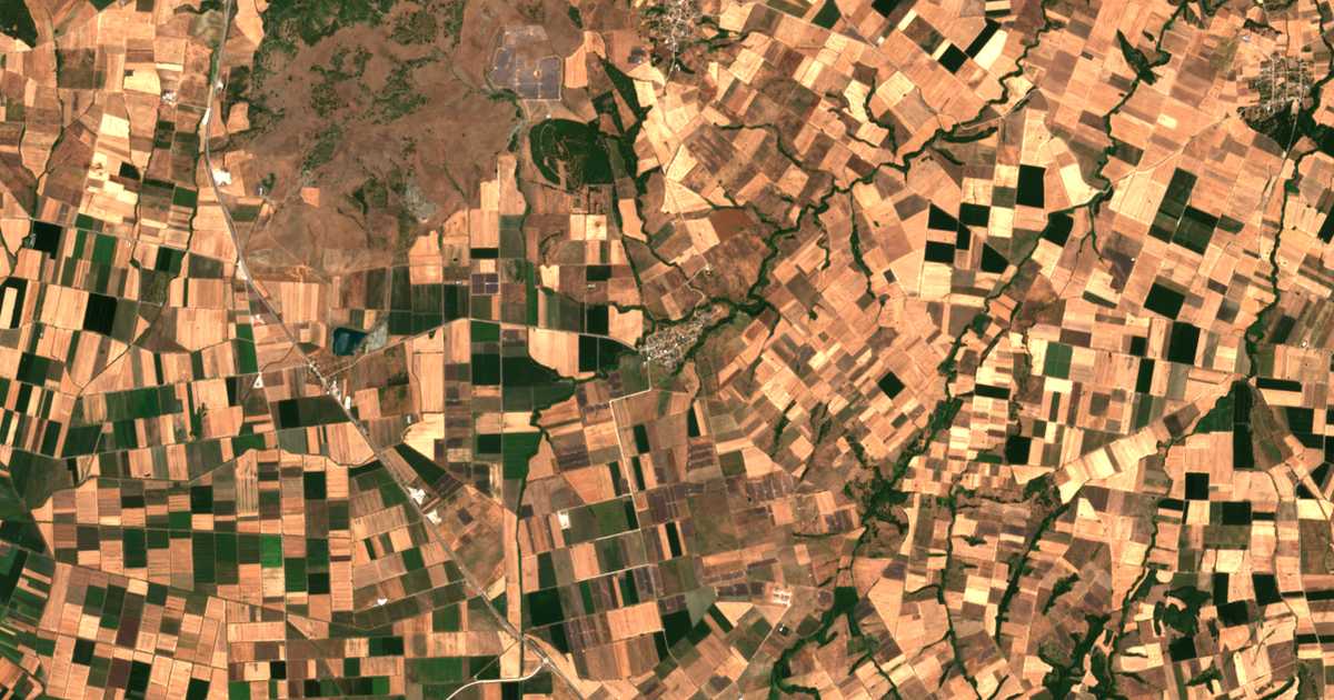 Satellitenkarte von Néa Mákrisi