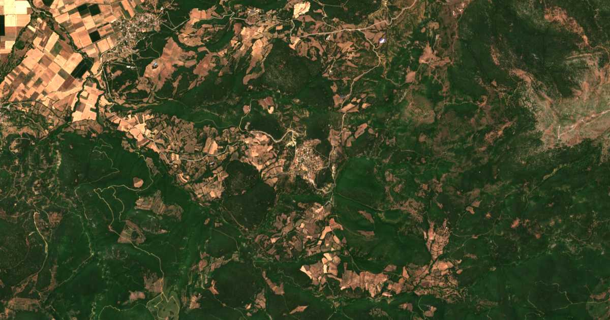 Satellitenkarte von Neochórion