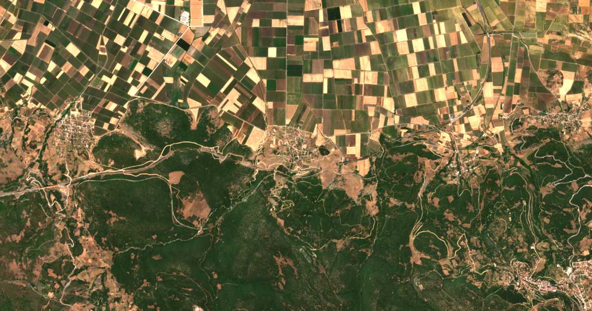 Satellitenkarte von Velesiótai