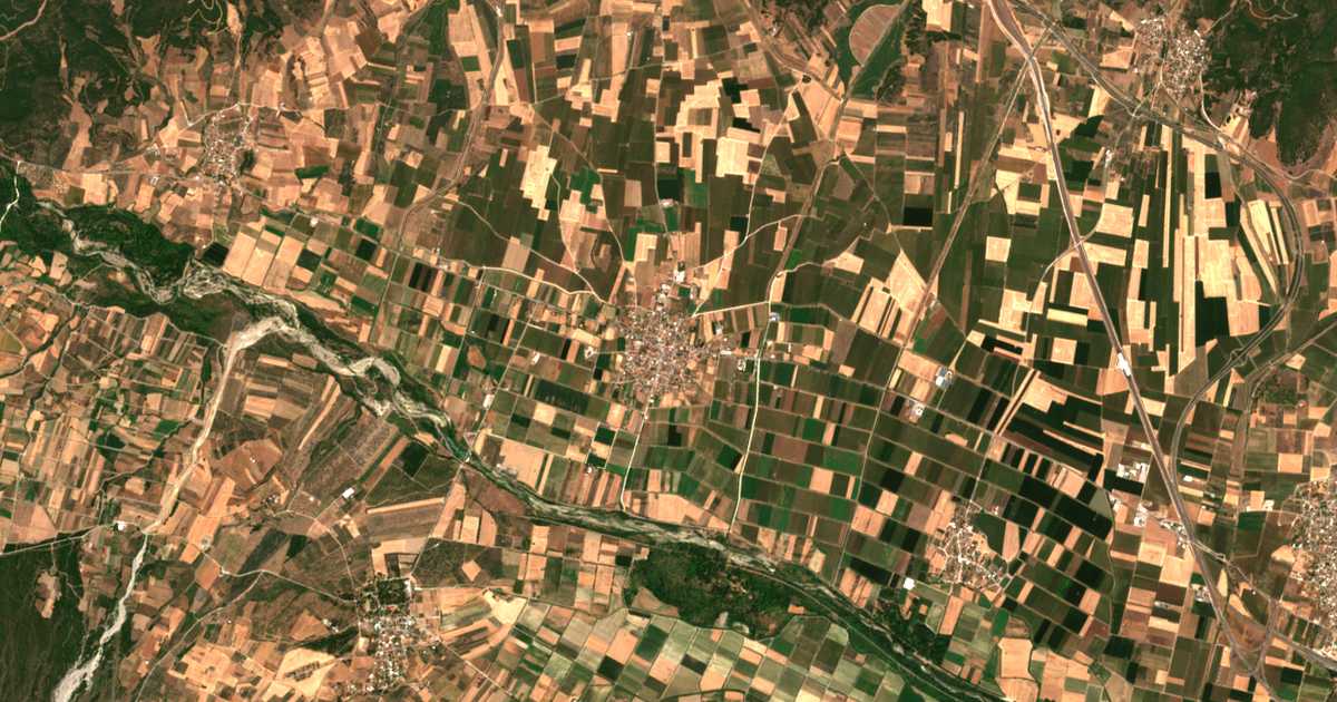 Satellitenkarte von Leianokládion
