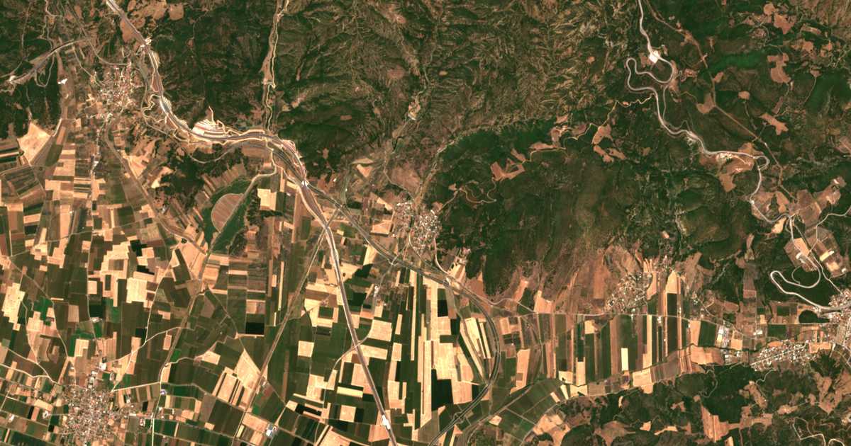 Satellitenkarte von Lygariá