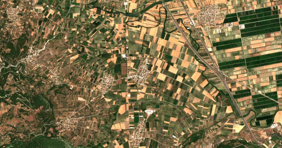 Satellitenkarte von Moschochórion