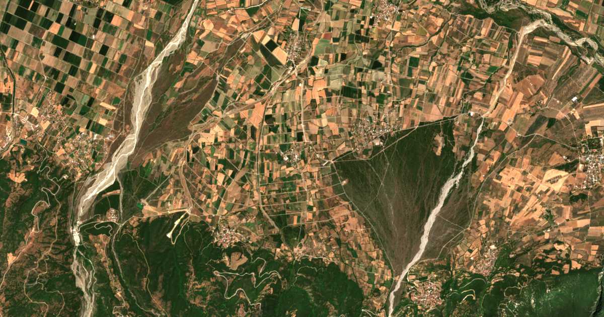 Satellitenkarte von Vasiliká