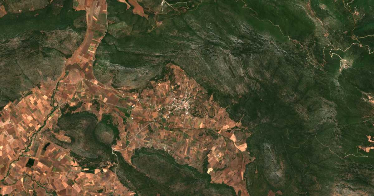 Satellitenkarte von Exarchos
