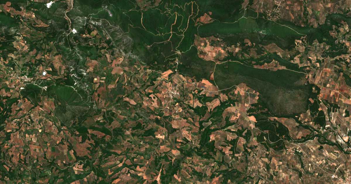 Satellitenkarte von Goulémion
